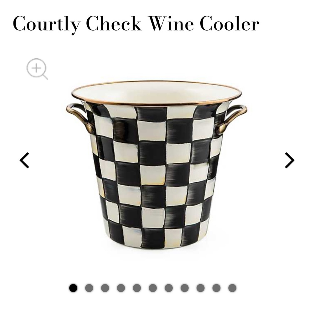 Mackenzie-Childs Courtly Check Wine Cooler